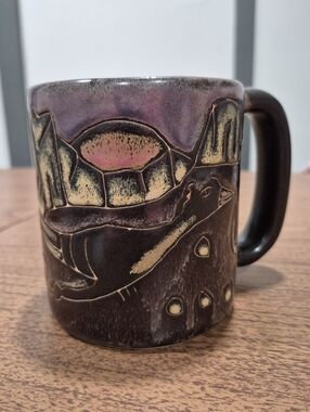 Mara Pottery Road Runner Mug Mexico
